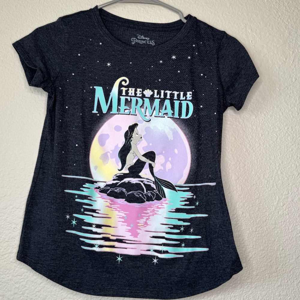 Disney's Little Mermaid T-Shirt, Dark Gray